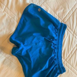 Blue lululemon shorts